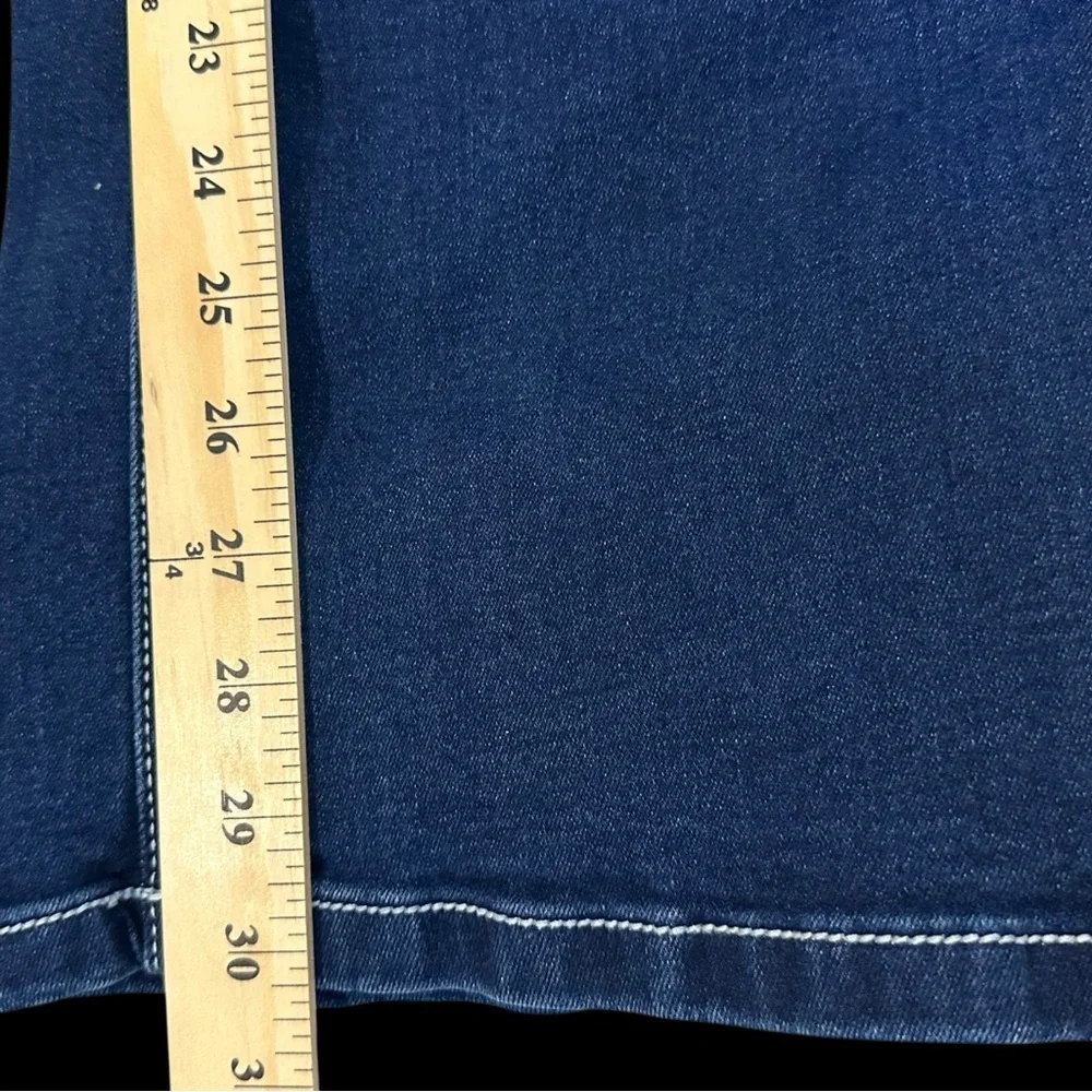 Flamingals Woman’s Jeans. Bootcut, Embroidered Pockets, SZ Large Exc.Condition - Picture 3 of 8